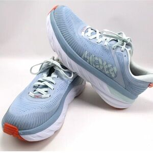 Hoka One One Womens Bondi 7 1110519 BGBG Blue Running Shoes Sneakers Size 11
